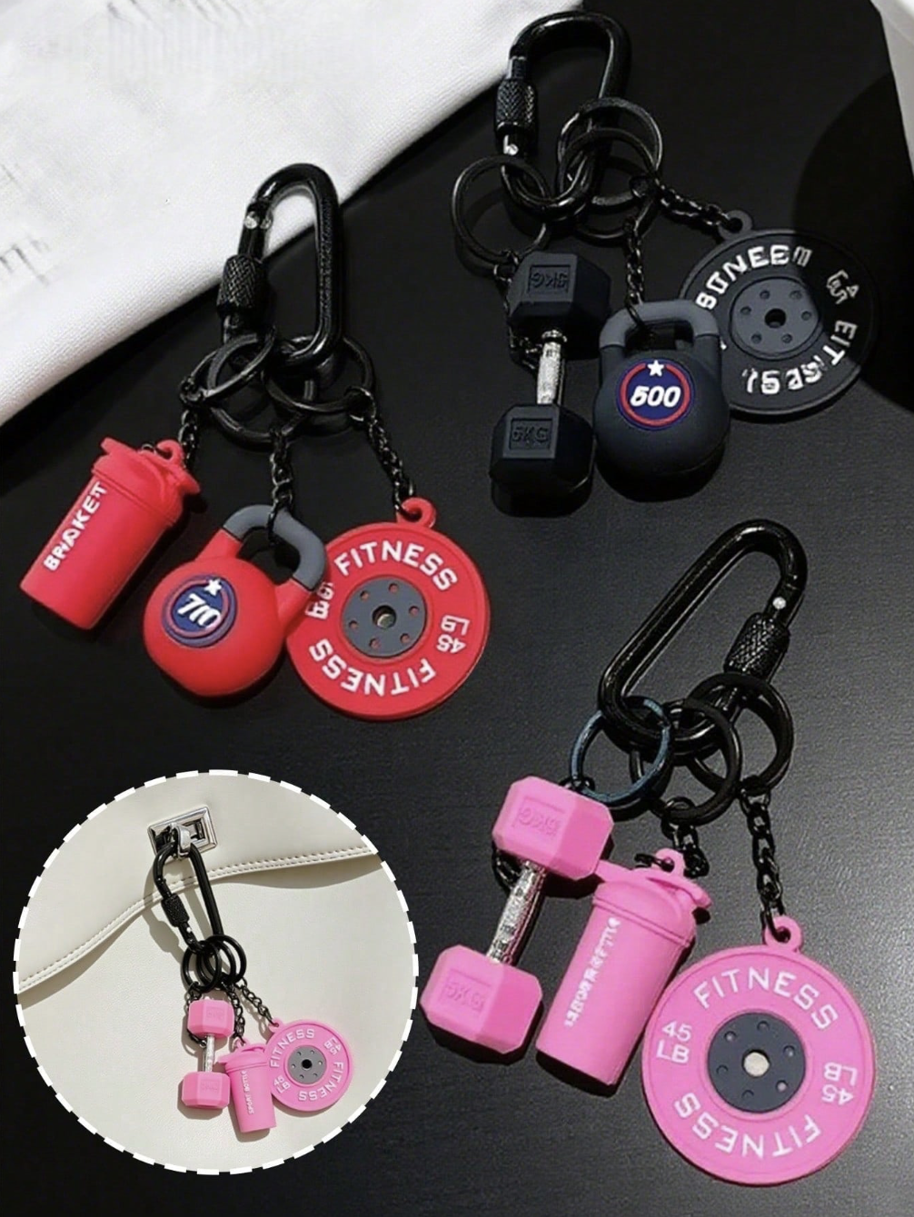Gym Keychain Set